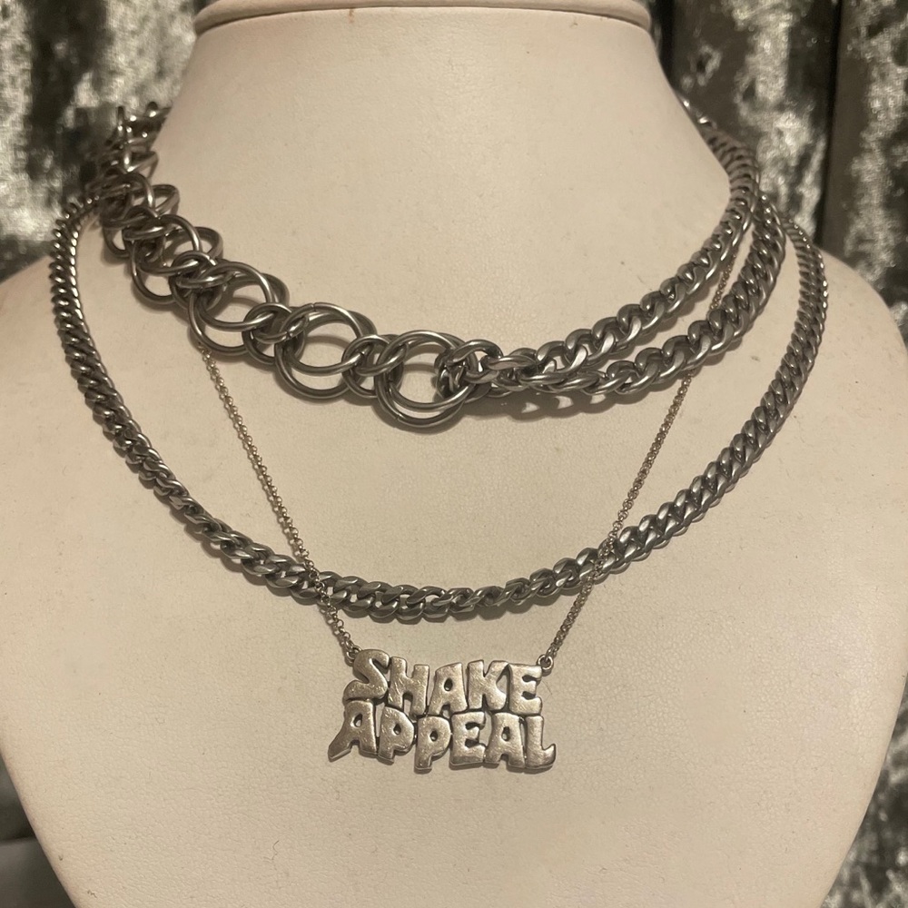 Souvenir Jewelry Iggy Pop sterling Silver Charm Necklace